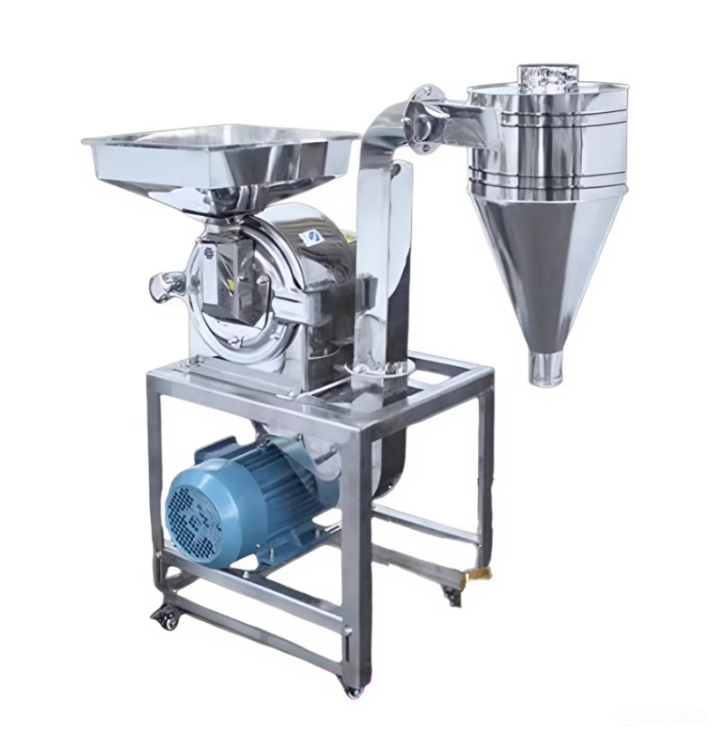 เครื่องบดยาสมุนไพรจีนสแตนเลสอเนกประสงค์ เครื่องบดผงเชิงพาณิชย์ เครื่องบดข้าวโพด เครื่องเทศ เครื่องปรุงรส ผงน้ำตาล เครื่องบดอ้อยแบบดูดเองกำลังสูง โรงงานน้ำตาล