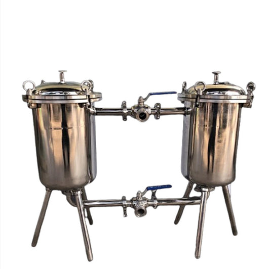 ตะกร้ากรองถุงสองชั้นสแตนเลสชนิดกรองละเอียดสำหรับอุตสาหกรรมน้ำเชื่อมนม นมถั่วเหลือง น้ำผึ้ง น้ำอ้อย เครื่องระเหยน้ำอ้อย โรงงานน้ำตาล