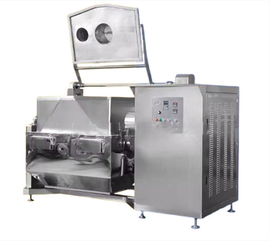 เครื่องผสมแนวนอนแบบสุญญากาศ เครื่องทำแยม กาต้มน้ำสองชั้น น้ำเชื่อม เครื่องผสมแนวนอนเกล็ดข้าวไรย์ โรงงานผลิตน้ำตาลแบบหม้อสุญญากาศ