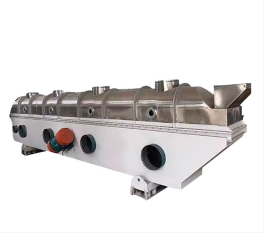 เครื่องเป่าฟลูอิไดซ์เบดแบบสั่นสำหรับกากถั่วเหลืองและกากชา เครื่องเป่าโพลีฟีนอลสำหรับชา ผู้ผลิตเครื่องเป่าฟลูอิไดซ์เบดสตีเวีย เครื่องเป่าน้ำตาลสำหรับโรงงานน้ำตาล