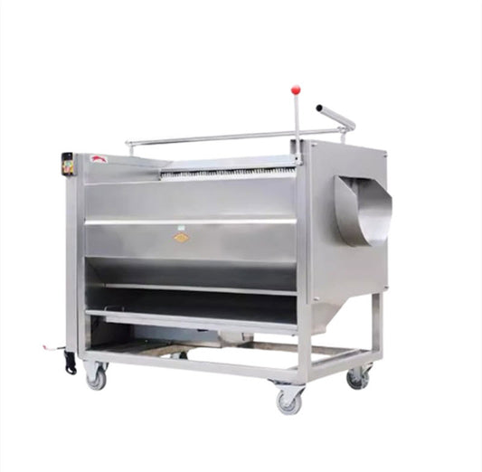 เครื่องปอกเปลือกมันฝรั่งอัตโนมัติ เครื่องล้างผักเชิงพาณิชย์ เครื่องปอกเปลือกหัวหอมมันสำปะหลัง เครื่องล้างมันสำปะหลัง โรงงานผลิตมันสำปะหลัง