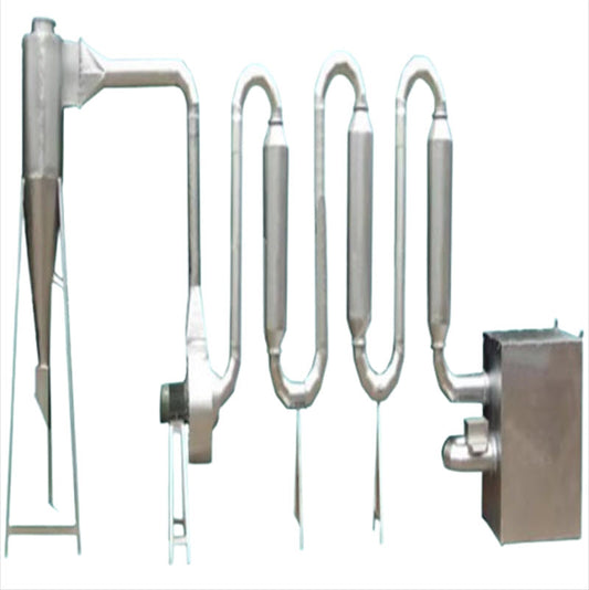 เครื่องอบแห้งขี้เลื่อยแบบลมขนาดเล็ก เครื่องอบแห้งแป้งสแตนเลส เครื่องอบแห้งแป้งมันเทศแบบป้อนพัลส์ เครื่องอบแห้งแบบลมสำหรับโรงงานมันสำปะหลัง