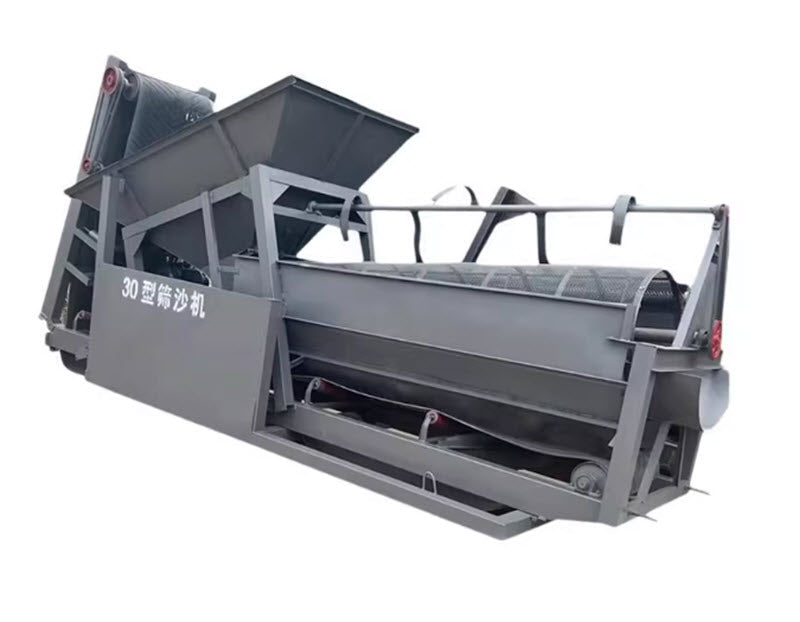 เครื่องคัดแยกทรายถังใหญ่ 50 ชนิด เครื่องสั่นขนาดเล็กแบบอัตโนมัติเต็มรูปแบบเคลื่อนที่ 3020 เครื่องคัดแยกดินแบบไม่มีเพลา เครื่องคัดแยกทรายและกรวด โรงงานคัดแยกมันสำปะหลัง