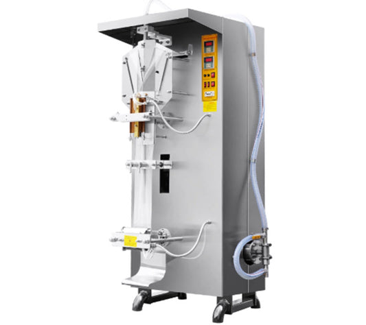 เครื่องบรรจุของเหลวอัตโนมัติเต็มรูปแบบของ Huili Machinery สำหรับอาหารเชิงพาณิชย์ ยาจีน นม นมถั่วเหลือง ซอสถั่วเหลือง น้ำส้มสายชู เหล้าสาเก เครื่องดื่ม เครื่องบรรจุของเหลวเชิงปริมาณที่สามารถปิดผนึกด้านหลัง ปิดผนึกด้านข้าง ฟิล์มคอมโพสิต เครื่องบรรจุฟิล์ม PE