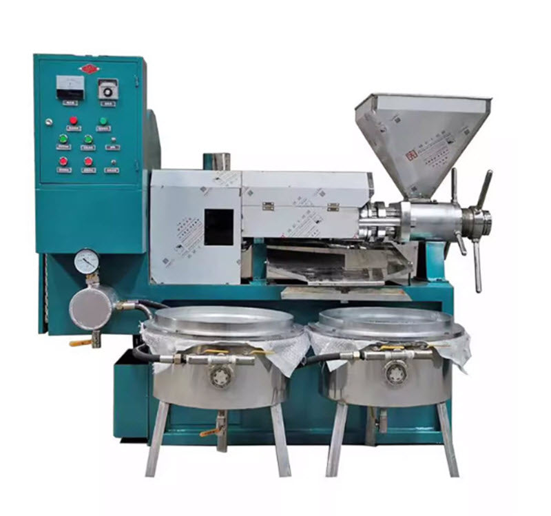 เครื่องบีบน้ำมันแบบสกรูอัตโนมัติเต็มรูปแบบสำหรับใช้ในเชิงพาณิชย์ ขนาดใหญ่ น้ำมันดิบและสุก ร้อนและเย็น เครื่องบีบน้ำมันอเนกประสงค์น้ำมันเรพซีดและถั่วลิสง เครื่องบีบน้ำมันแบบสกรูสำหรับโรงงานผลิตน้ำมันพืช