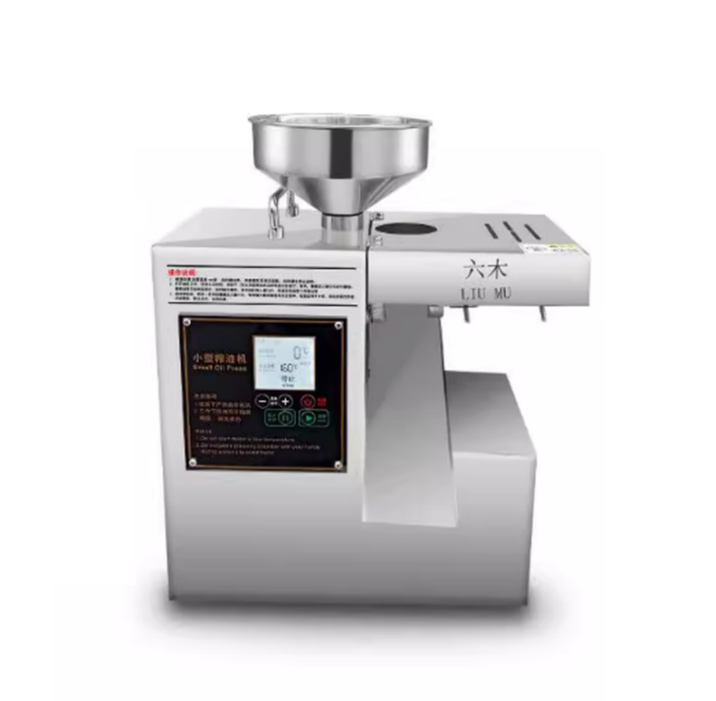 เครื่องบีบน้ำมัน Liumu เชิงพาณิชย์ อัตโนมัติเต็มรูปแบบ โรงสีน้ำมันขนาดกลาง ครัวเรือน เครื่องบีบน้ำมันงาขนาดเล็ก เครื่องทอดน้ำมันถั่วลิสงขนาดใหญ่ เครื่องบีบน้ำมันไฮดรอลิกสำหรับโรงงานน้ำมันพืช