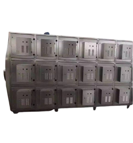 เครื่องฟอกพลาสมาอุณหภูมิต่ำสแตนเลส อุปกรณ์บำบัดก๊าซไอเสียอุตสาหกรรม อุปกรณ์แยกและกำจัดกลิ่นก๊าซเสียละอองน้ำมัน อุปกรณ์กำจัดกลิ่นสำหรับโรงงานน้ำมันพืช