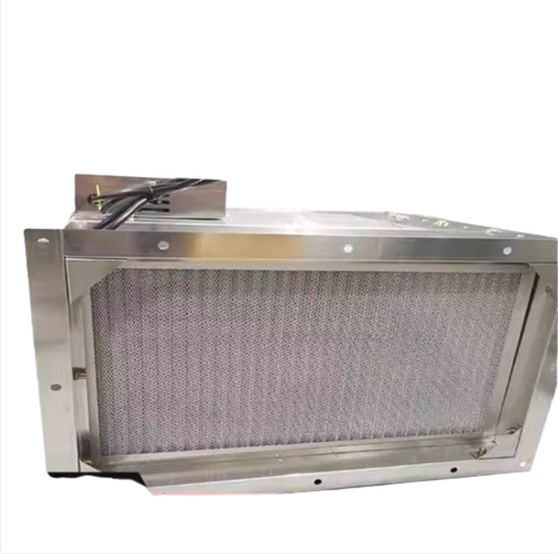 เครื่องกำจัดกลิ่นแบบนาโนโฟตอนชนิดท่ออากาศห้องเก็บน้ำมัน เครื่องกำจัดกลิ่นไอออนไฮโดรเจนแบบยกไฟ 1500m/3 ชม. เครื่องกำจัดกลิ่น โรงงานน้ำมันพืช