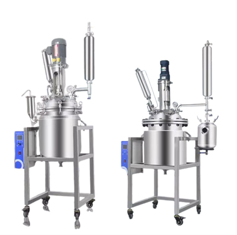เครื่องปฏิกรณ์สแตนเลสสองชั้น ถังทำความร้อน กวน และทำความเย็น การกลั่นด้วยแรงดันสูงแบบสุญญากาศ โพลิเมอไรเซชันไฮโดรจิเนชันโพลีเอสเตอร์ เครื่องปฏิกรณ์ไฮโดรจิเนชัน โรงงานน้ำมันพืช