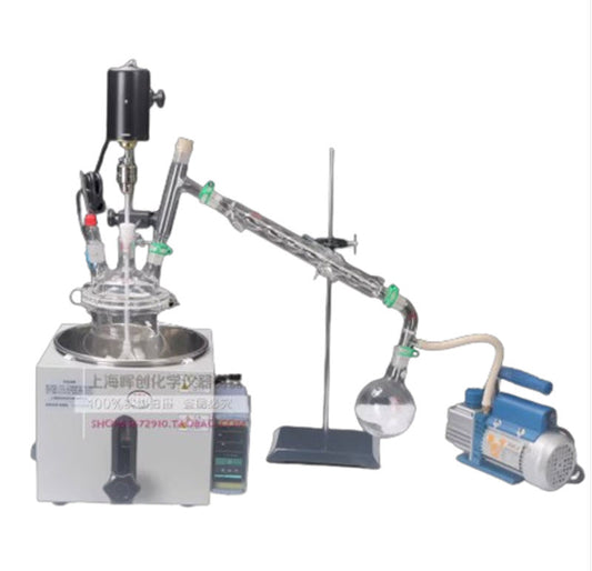 เครื่องกลั่นแบบกวนอุณหภูมิคงที่แบบดิจิทัล JFYJ-2000 (3000 มล., 5000 มล.), อ่างน้ำมันควบคุมอุณหภูมิแบบดิจิทัล 100 วัตต์, เครื่องกลั่นสุญญากาศแบบทดลอง, เครื่องปฏิกรณ์ปั๊มสุญญากาศแรงดันลบ, เครื่องปฏิกรณ์ไฮโดรจิเนชันสำหรับโรงงานน้ำมันพืช