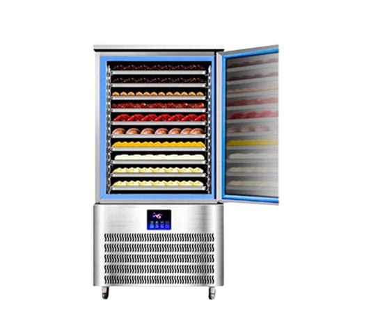 ตู้แช่แข็งอุตสาหกรรม ขนาดเล็ก -45°C สำหรับแช่แข็งอาหารทะเล ขนมจีบ และเกี๊ยว