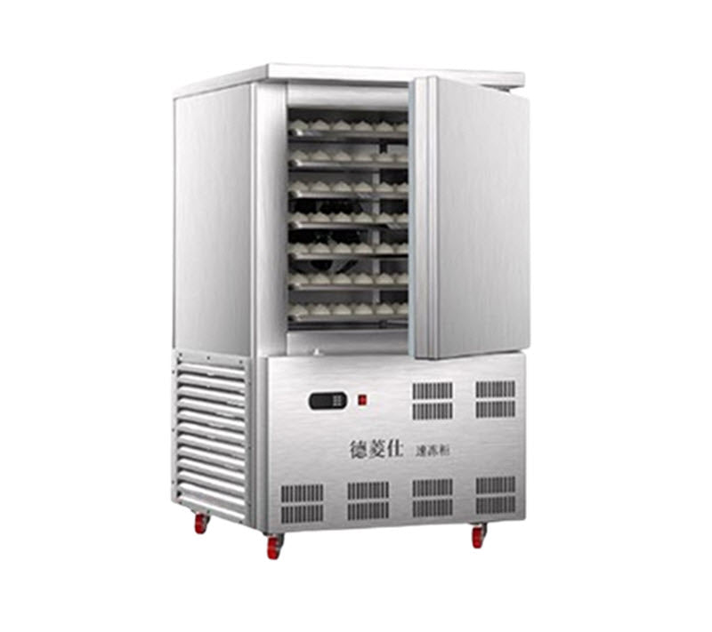 ตู้แช่แข็งเชิงพาณิชย์ ขนาดเล็ก รุ่น 45 องศา น้ำแข็งรวดเร็ว สำหรับเก็บเกี๊ยวและขนมจีบ