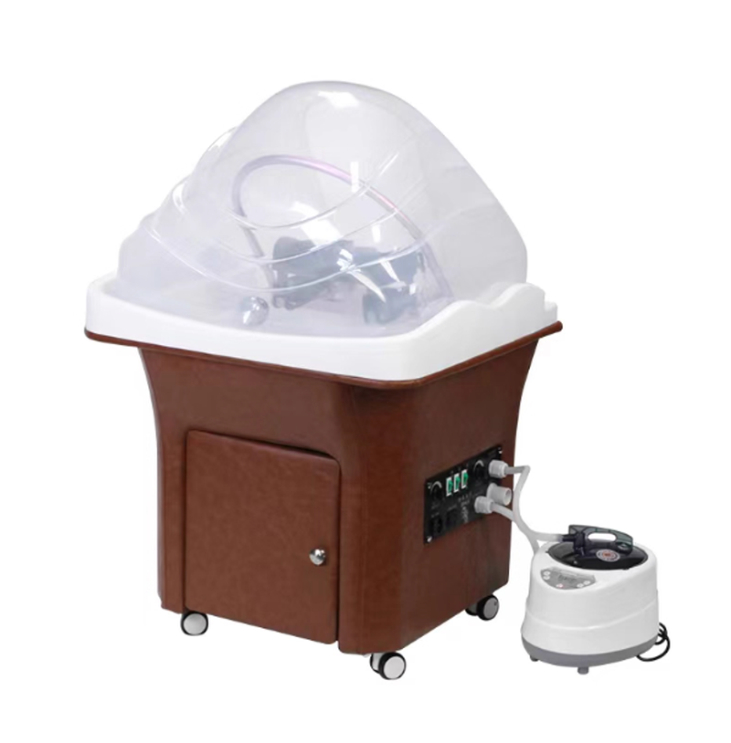 เครื่องนวดศีรษะแบบพกพา 6 มิติ ระบบหมุนเวียนน้ำ สปาไทยสำหรับสถาบันความงาม