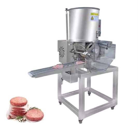 เครื่องทำแฮมเบอร์เกอร์อัตโนมัติ รุ่นใหม่ ขนาดกะทัดรัด สำหรับทำเนื้อสัตว์, มันฝรั่ง, และขนมปลา