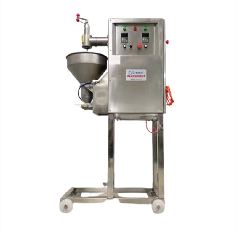 เครื่องทำลูกชิ้นอัตโนมัติ ขนาดใหญ่ สำหรับผลิตลูกชิ้นปลาและเนื้อ แบบกดได้ รุ่นคุณภาพสูง