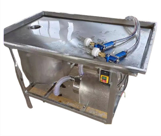 เครื่องฉีดน้ำเกลือหมูเนื้อ 8 เข็ม รุ่น 华杰 สำหรับทำอาหารเชิงพาณิชย์