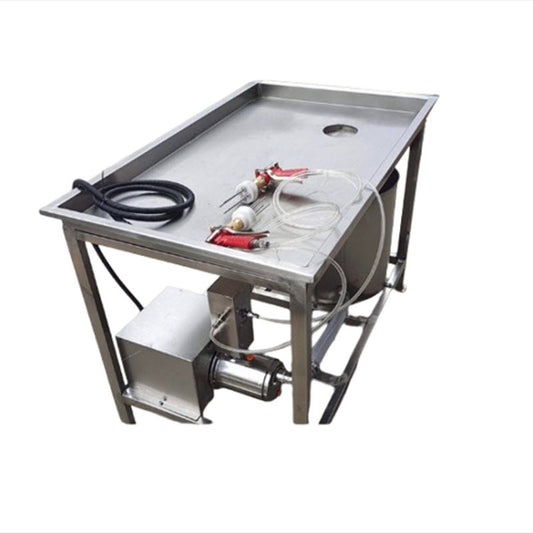 เครื่องฉีดน้ำเกลือสำหรับเนื้อสัตว์ ขนาดเล็ก 8 เข็ม มือหมุน สแตนเลส คุณภาพสูง