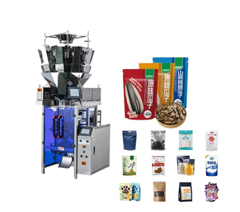 เครื่องบรรจุถั่วลิสงอัตโนมัติ 1-5kg รุ่นแนะนำ พร้อมระบบชั่งน้ำหนักและบรรจุเมล็ดพืช