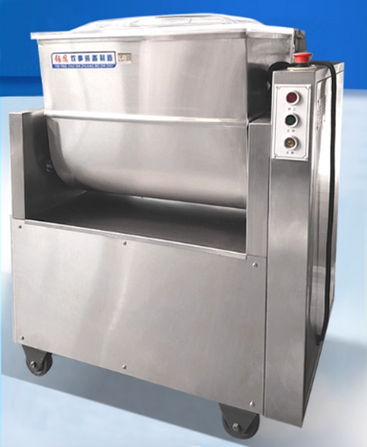 เครื่องผสมเนื้ออัตโนมัติ 银鹰 YBX60 สแตนเลส ขนาดใหญ่ เหมาะสำหรับร้านอาหาร ทำไส้เกี๊ยว