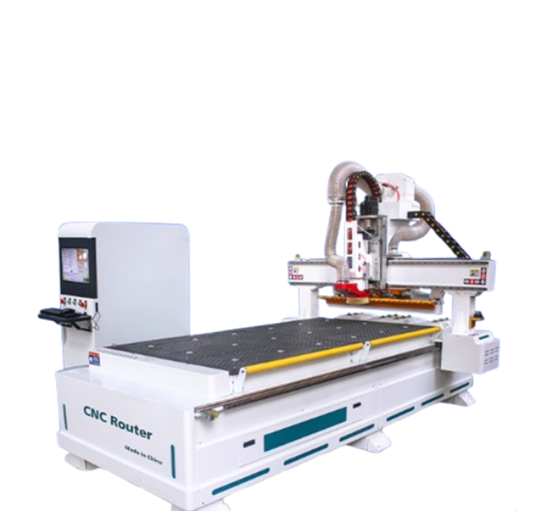 เครื่อง CNC ตัดไม้อัตโนมัติ รุ่นเปลี่ยนดอก CNC สำหรับงานไม้ เฟอร์นิเจอร์ อลูมิเนียม-พลาสติก