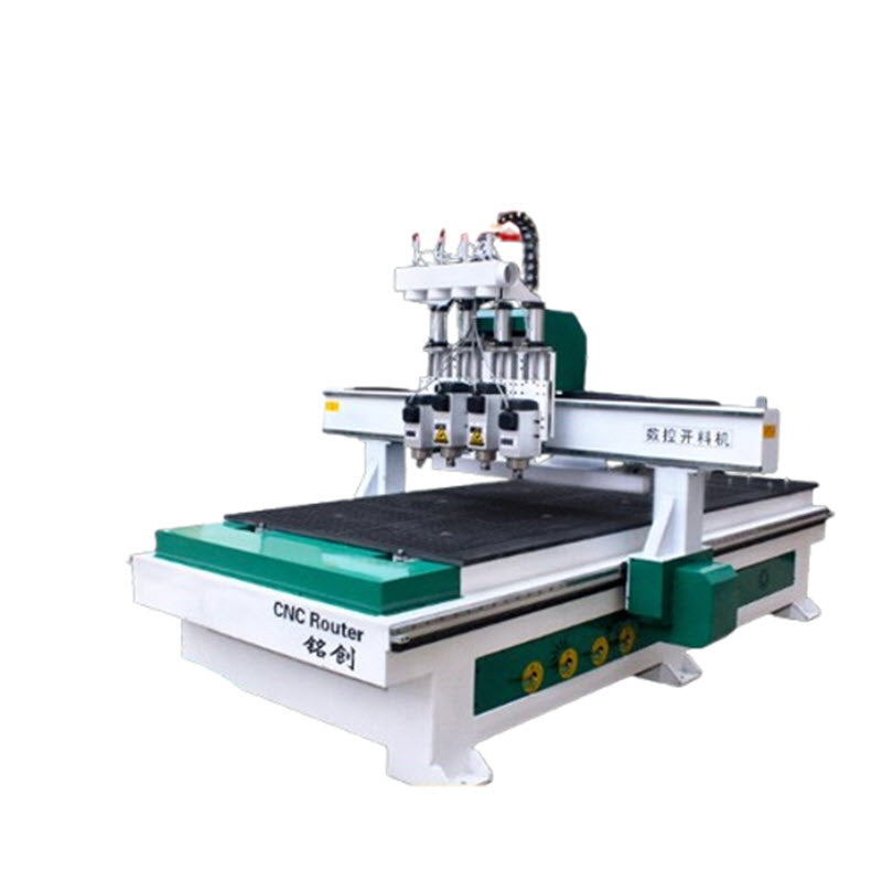 เครื่อง CNC ไม้ 4 ขั้นตอน สำหรับงานเฟอร์นิเจอร์, ประตูไม้, ตู้, ระบบอัตโนมัติ 设计 หรูหรา