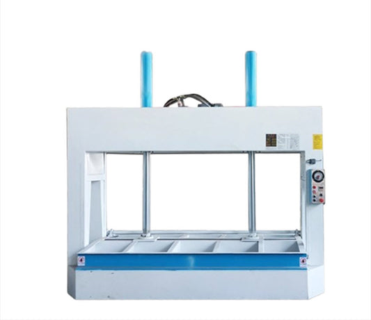 เครื่องกดไฮดรอลิกสำหรับทำประตูไม้ รุ่นใหม่ ขนาดกะทัดรัด เหมาะสำหรับงานไม้หลายชั้น