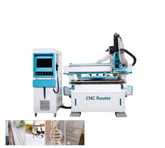 เครื่อง CNC เปิดไม้สี่ขั้นตอน รุ่นออโต้สำหรับทำตู้ครัวไม้แบบกำหนดเอง