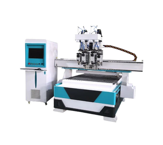 เครื่อง CNC ทำงานอัตโนมัติสำหรับเฟอร์นิเจอร์ไม้ ขนาดใหญ่ รุ่นหลายฟังก์ชัน การแกะสลักและตัดไม้