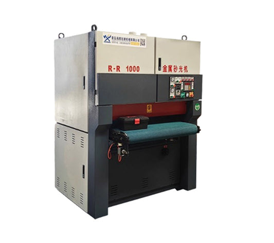 เครื่องขัดไม้แบบอัตโนมัติ รุ่นหนัก ขนาดกว้าง สำหรับงานขัดโลหะ