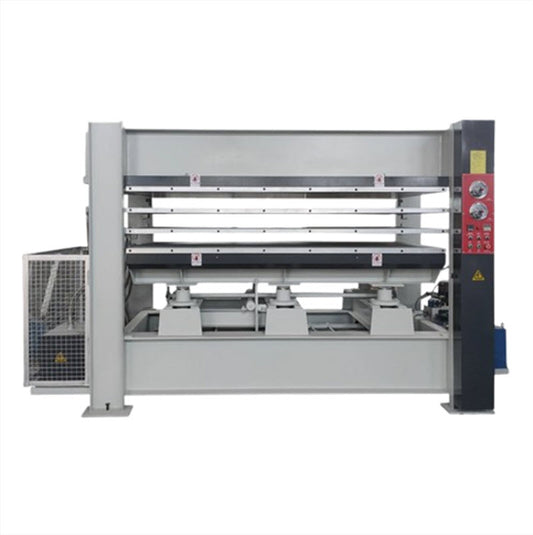 เครื่องอัดร้อนอัตโนมัติหลายชั้นสำหรับงานไม้ รุ่นอัดแผ่นอลูมิเนียม คอมโพสิต 220V