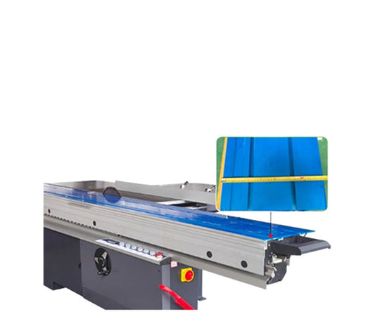 เครื่องตัดไม้ Precision Push Table Saw ขนาดเล็ก เหมาะสำหรับงานไม้ แผ่นอลูมิเนียม และแผ่น蜂窝