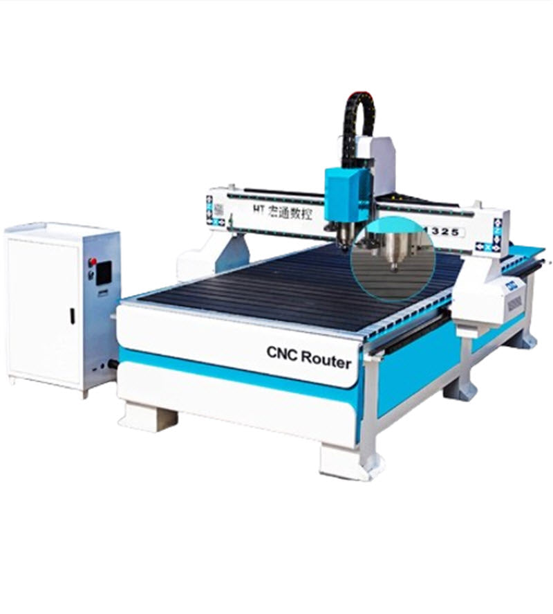 เครื่อง CNC แกะสลัก 1325 ขนาด PVC อะคริลิค โฟม หิน โลหะ รุ่น 3D งานละเอียด