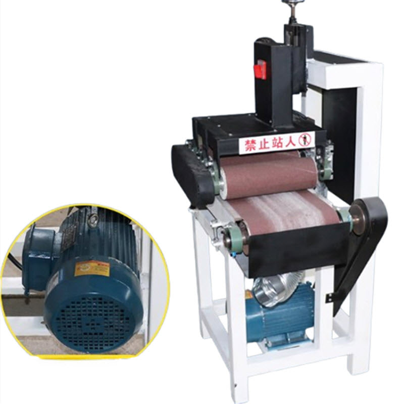 เครื่องขัดเรียบอัตโนมัติ รุ่น 3 ลูกกลิ้ง ขนาดเล็ก พร้อมระบบส่งวัสดุอัตโนมัติ