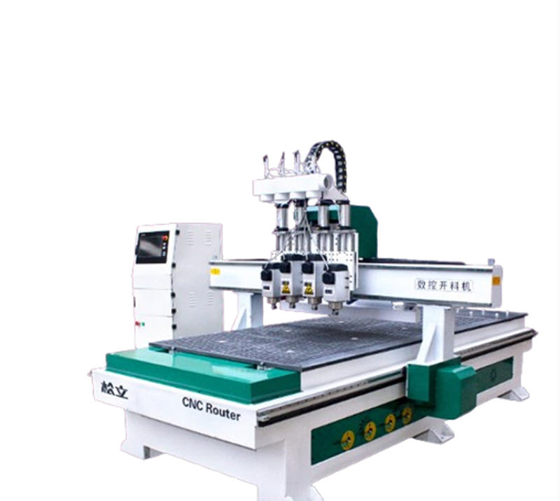 เครื่อง CNC ตัดไม้ 4 ขั้นตอน รุ่นสำหรับเฟอร์นิเจอร์ไม้ - อัตโนมัติ, ขนาดกำลังไฟสูง, เหมาะกับแผ่นไม้และประตูไม้
