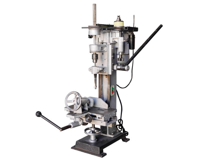 เครื่องเจาะมุมไม้ 立式单轴榫槽机 รุ่นมือหมุน วัสดุแข็งแรง ใช้งานสะดวก