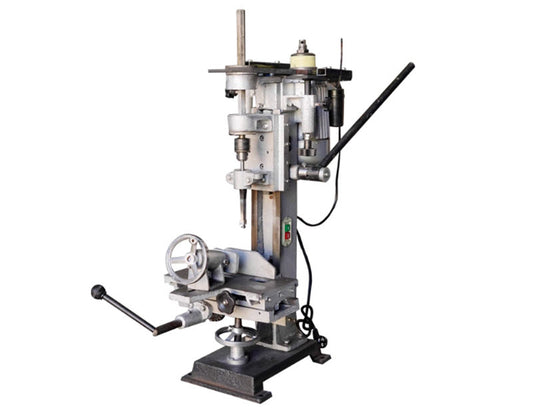 เครื่องเจาะมุมไม้ 立式单轴榫槽机 รุ่นมือหมุน วัสดุแข็งแรง ใช้งานสะดวก