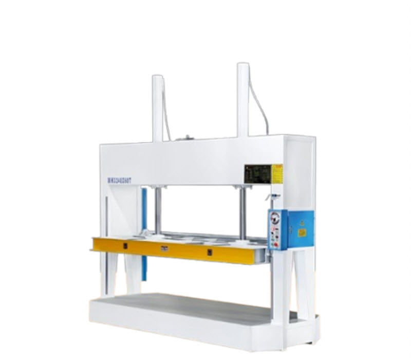 เครื่องอัดไม้ระบบไฮดรอลิก 4 ชั้น สำหรับทำประตูและแผ่นไม้กันเสียง รุ่นประหยัดพลังงาน