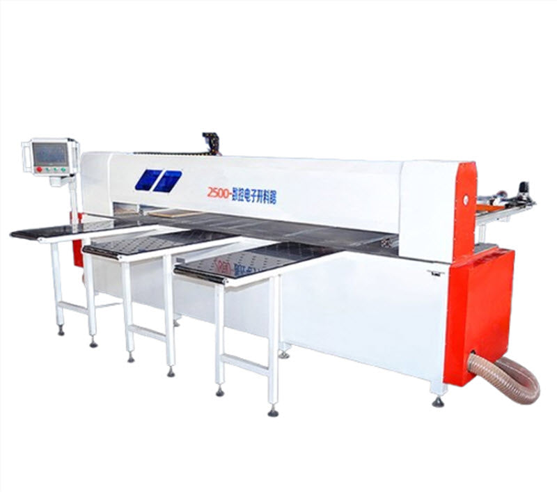 เครื่องตัดแผ่นไม้ไฟฟ้าอัตโนมัติ รุ่น ECO ขนาดแม่นยำ ตัดขวาง-ตัดยาว เหมาะสำหรับแผ่นวัสดุผสม