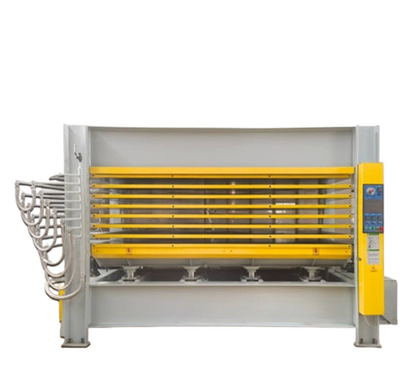 เครื่องอัดร้อนอัตโนมัติ 3 ชั้น สำหรับงานไม้ ขนาด 220V รุ่น ECO-3H ใช้งานง่าย เหมาะสำหรับประตูไม้