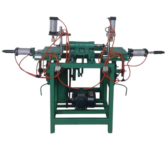 เครื่องเจาะไม้แบบกึ่งอัตโนมัติ รุ่น 2 หัว สำหรับทำร่องและรูไม้ ขนาดกระทัดรัด เหมาะสำหรับงานเฟอร์นิเจอร์