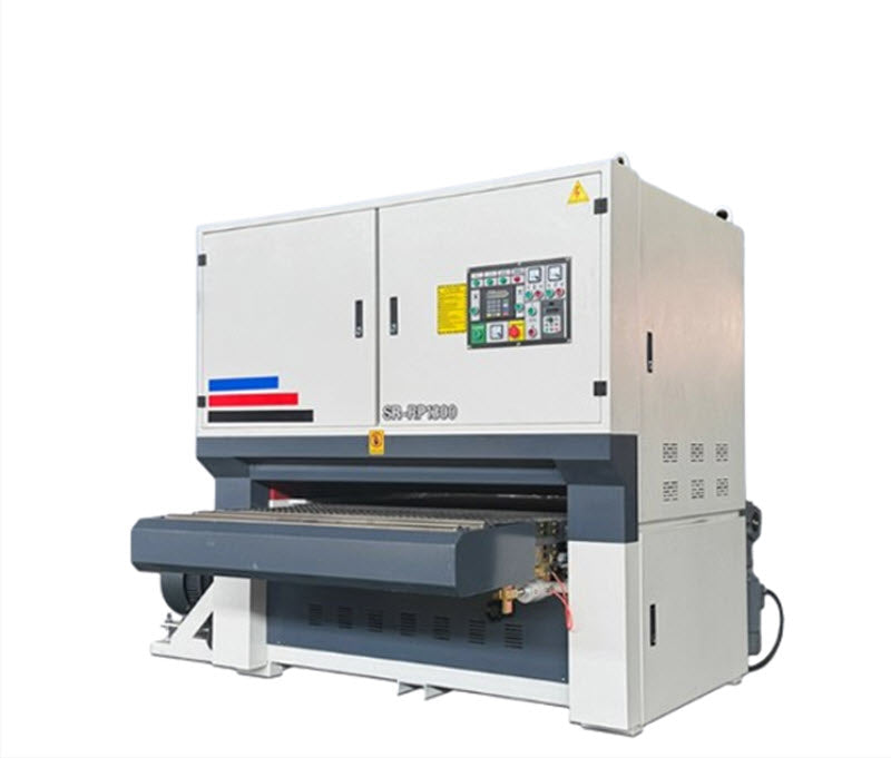 เครื่องขัดไม้โลหะ รุ่นหนัก ขนาดกว้าง ขัดละเอียดสองด้าน สำหรับงานไม้