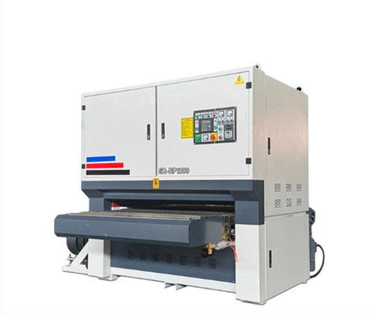 เครื่องขัดไม้โลหะ รุ่นหนัก ขนาดกว้าง ขัดละเอียดสองด้าน สำหรับงานไม้