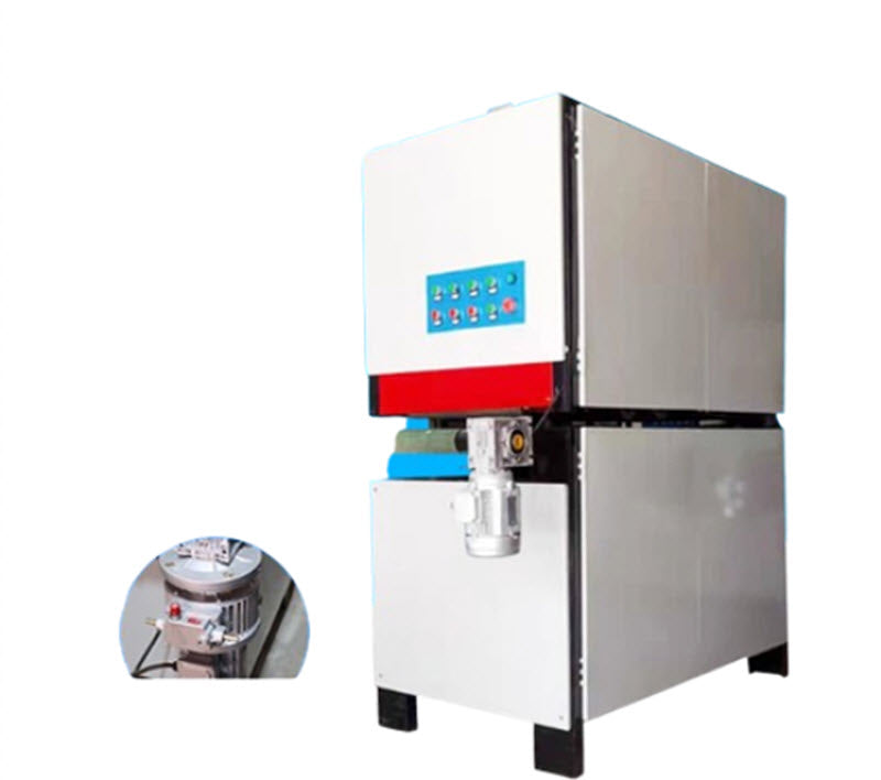 เครื่องขัดอัตโนมัติ 400 มม. แบบสองด้าน สำหรับขัดเรียบ ขจัดสนิม และลบคม รุ่น Dual-Surface