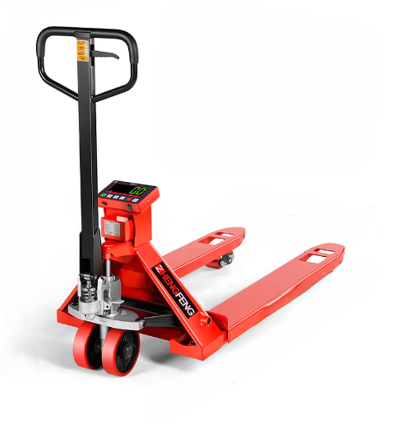 รถยกมือ 2 ตัน 3 ตัน พร้อมระบบชั่งน้ำหนัก รุ่นไฟฟ้า ใช้ในคลังสินค้าและโลจิสติกส์