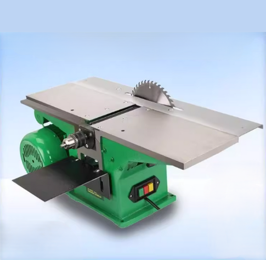 เครื่องไสไม้ไฟฟ้าขนาดเล็ก 3-in-1 รุ่นใช้ในบ้าน พร้อมฟังก์ชันไสและตัดไม้