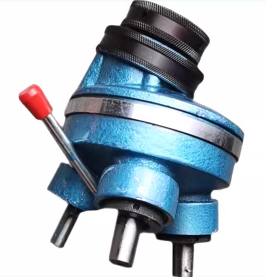 เครื่องเจาะหลายหัว 3 หัว รุ่นหมุนได้ เจาะรู, เจียรขอบ, ตัดเกลียว ทำได้ในครั้งเดียว