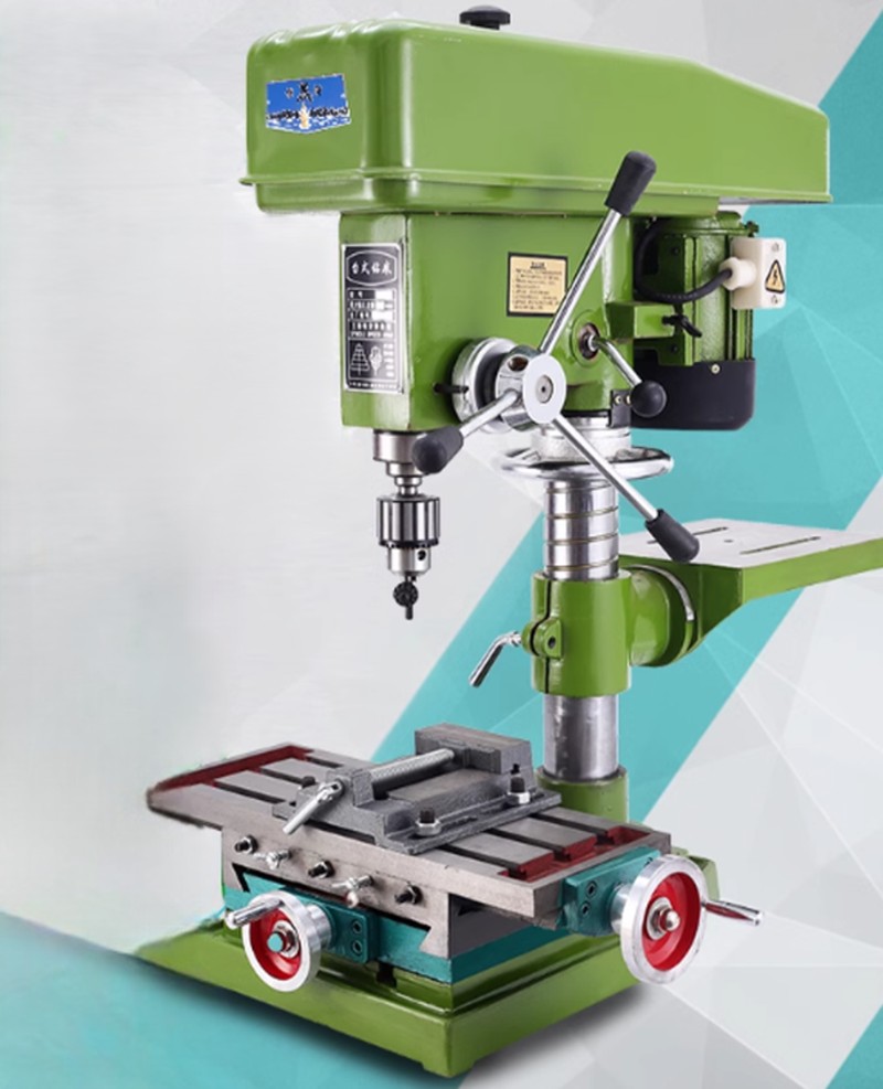 เครื่องเจาะและมิลลิ่งอุตสาหกรรม 220V รุ่นมัลติฟังก์ชั่น กำลังไฟสูง เจาะละเอียด