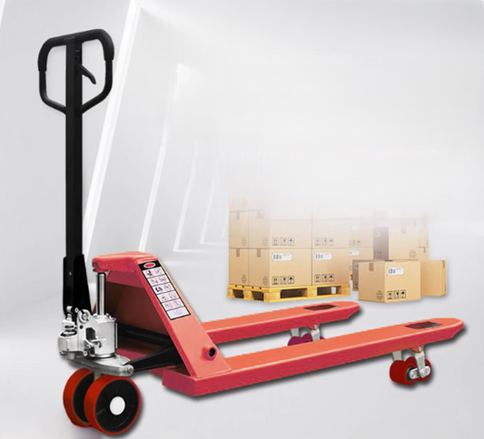 รถยกมือโยกแบบไฮดรอลิก ขนาดพอดี 2500 กก. รุ่นมือจับลาก เหมาะสำหรับยกพาเลท