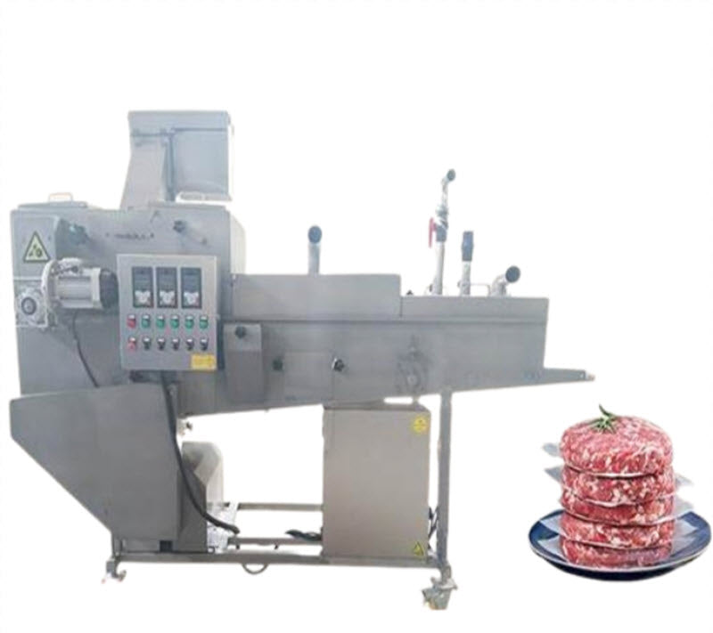 เครื่องห่อแป้งอัตโนมัติ รุ่นกลางเจ้อ ใช้สำหรับห่อเนื้อปลาและกุ้ง ขนาดกะทัดรัด