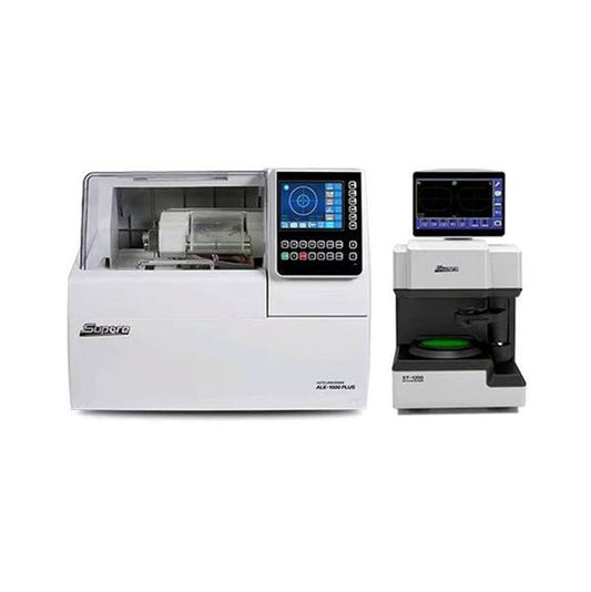 เครื่องแว่นตา Supore ALE-1000PLUS อัตโนมัติ + สแกนเนอร์ ST-1200 สำหรับงานแว่นตา